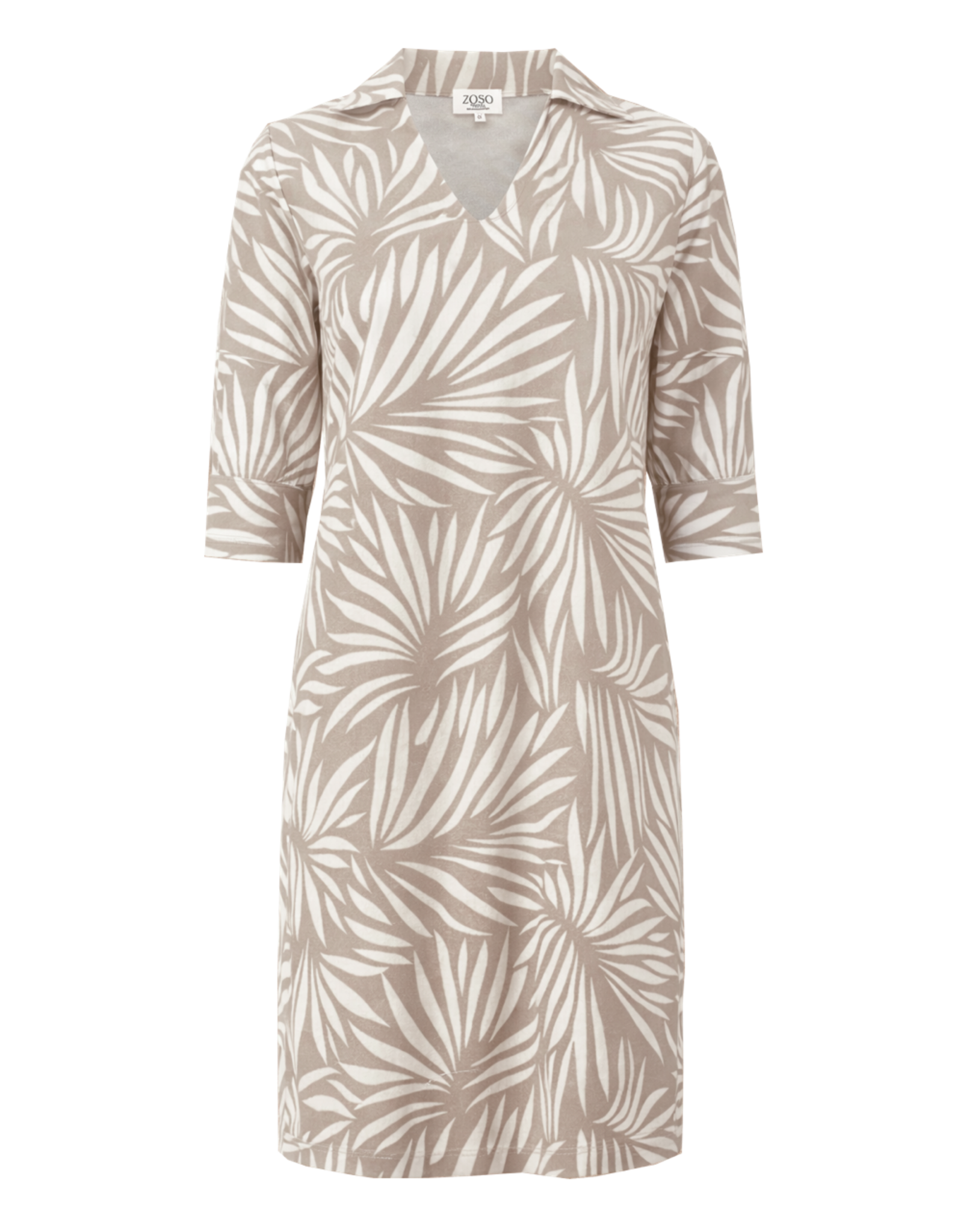 Zoso 89 jurk Zoso Laurien sand stone kit