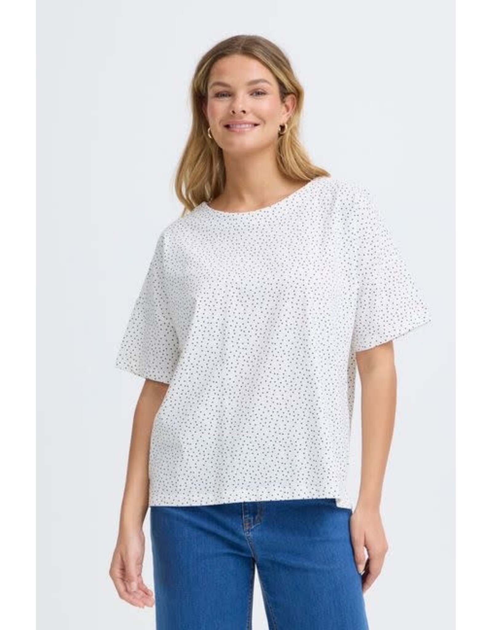 Fransa 34 t-shirt Fransa 20615788 Frsiva 6366 dots navy/white