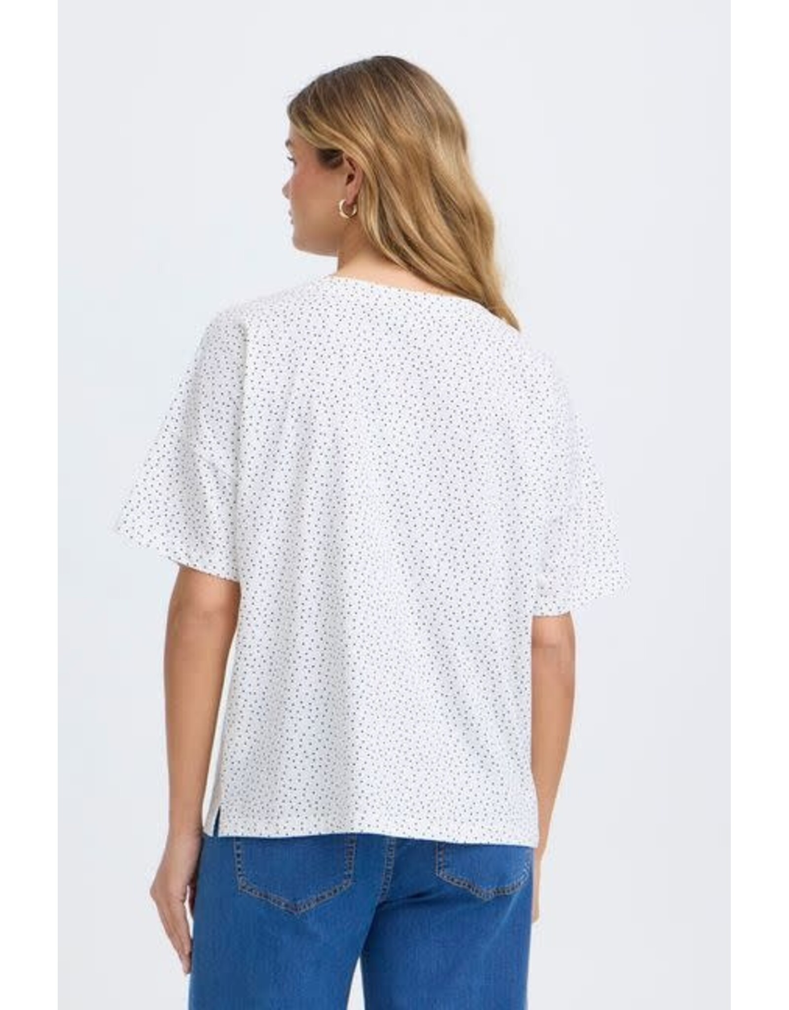 Fransa 34 t-shirt Fransa 20615788 Frsiva 6366 dots navy/white