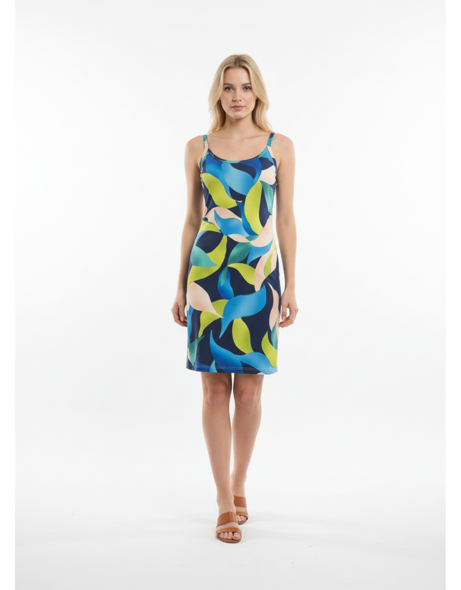 Batida 45 jurk Batida 2529 wavy petals print