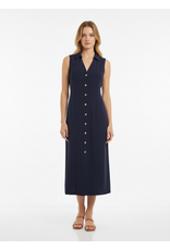 Batida 45 midi jurk Batida 2512 navy blue