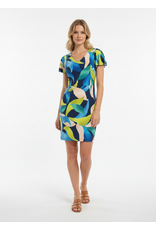 Batida 45 jurk Batida 2443 wavy petals print