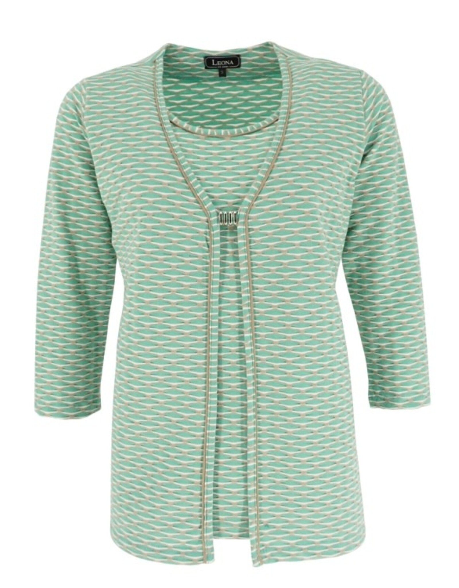 Leona per Donna 41 twinset Leona 261.20.07 print 21 green