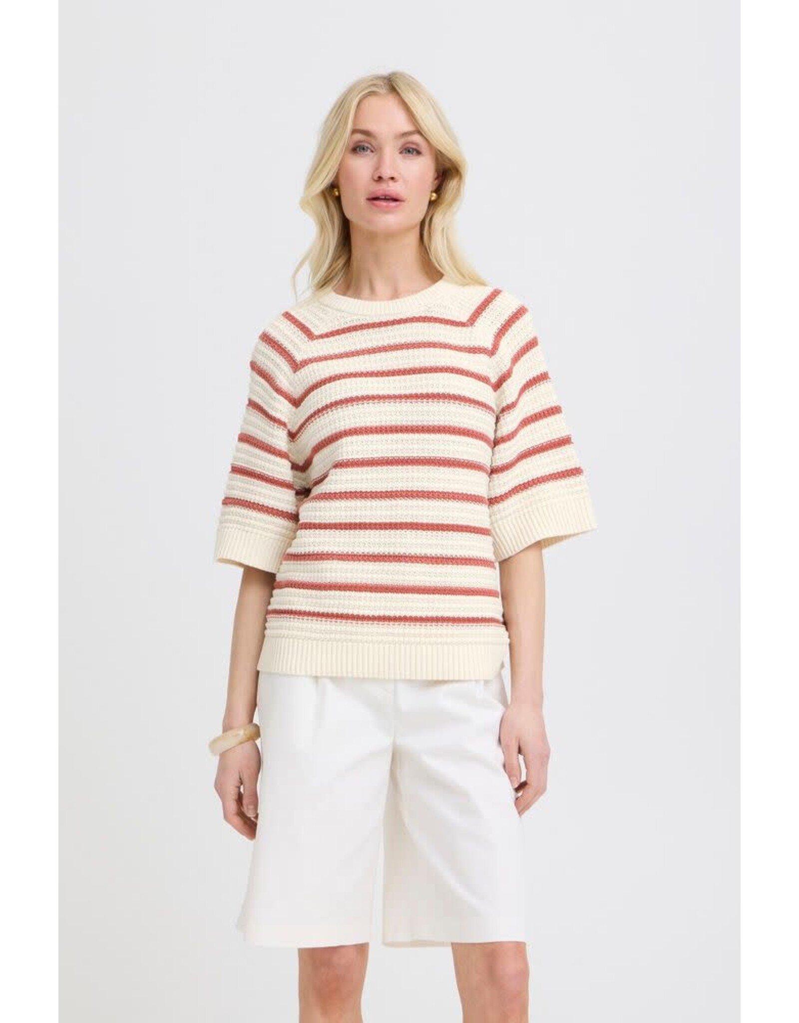 B.Young 44 jumper B.Young 20818689 marsala stripe