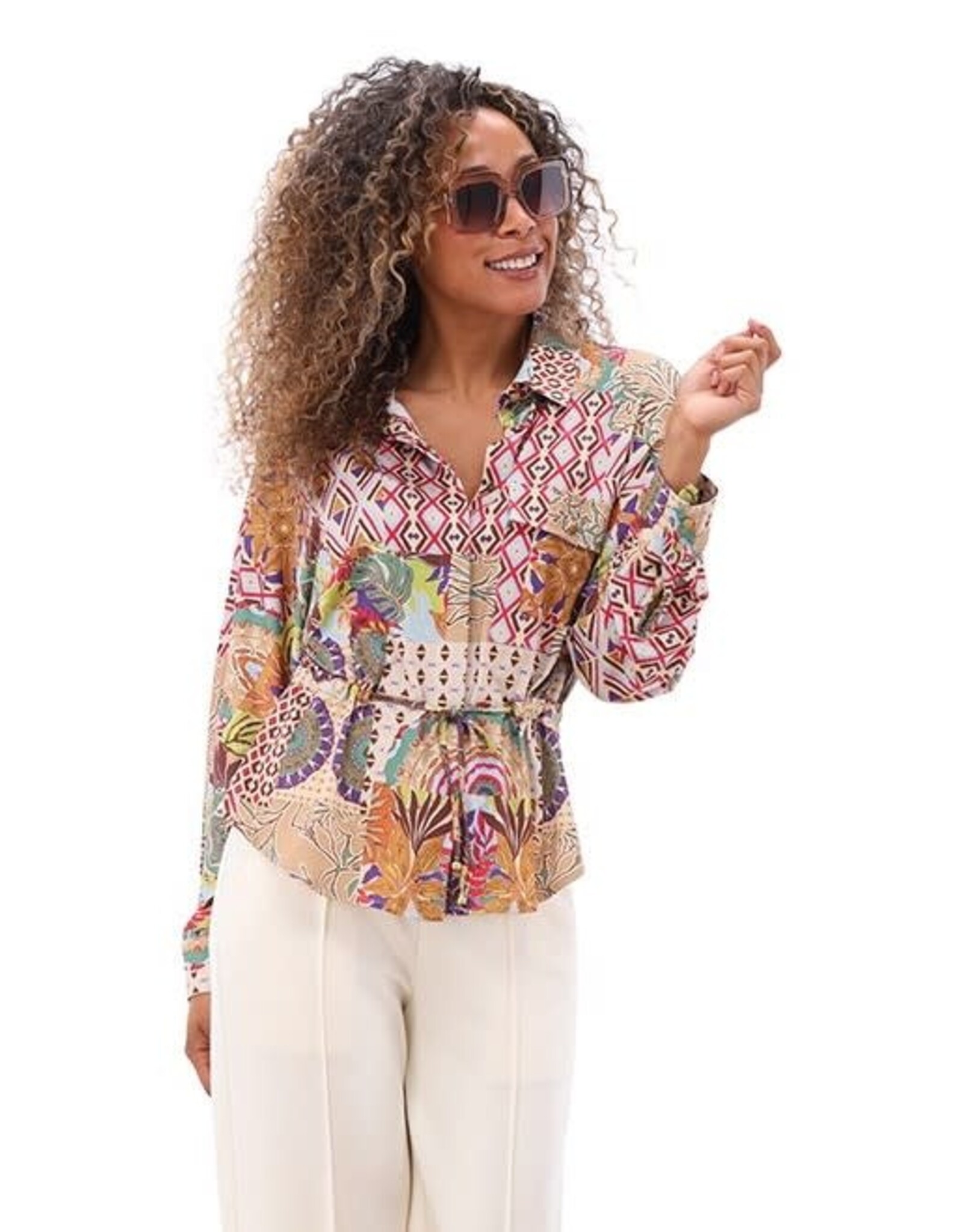 K-design 20 blouse K-design met design C316 P103