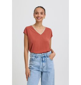 B.Young 44 shirt 20818705 B.Young byperl lurex 181438 marsala