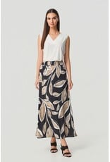 Batida 45 rok lang Batida 2404 sand leaves print