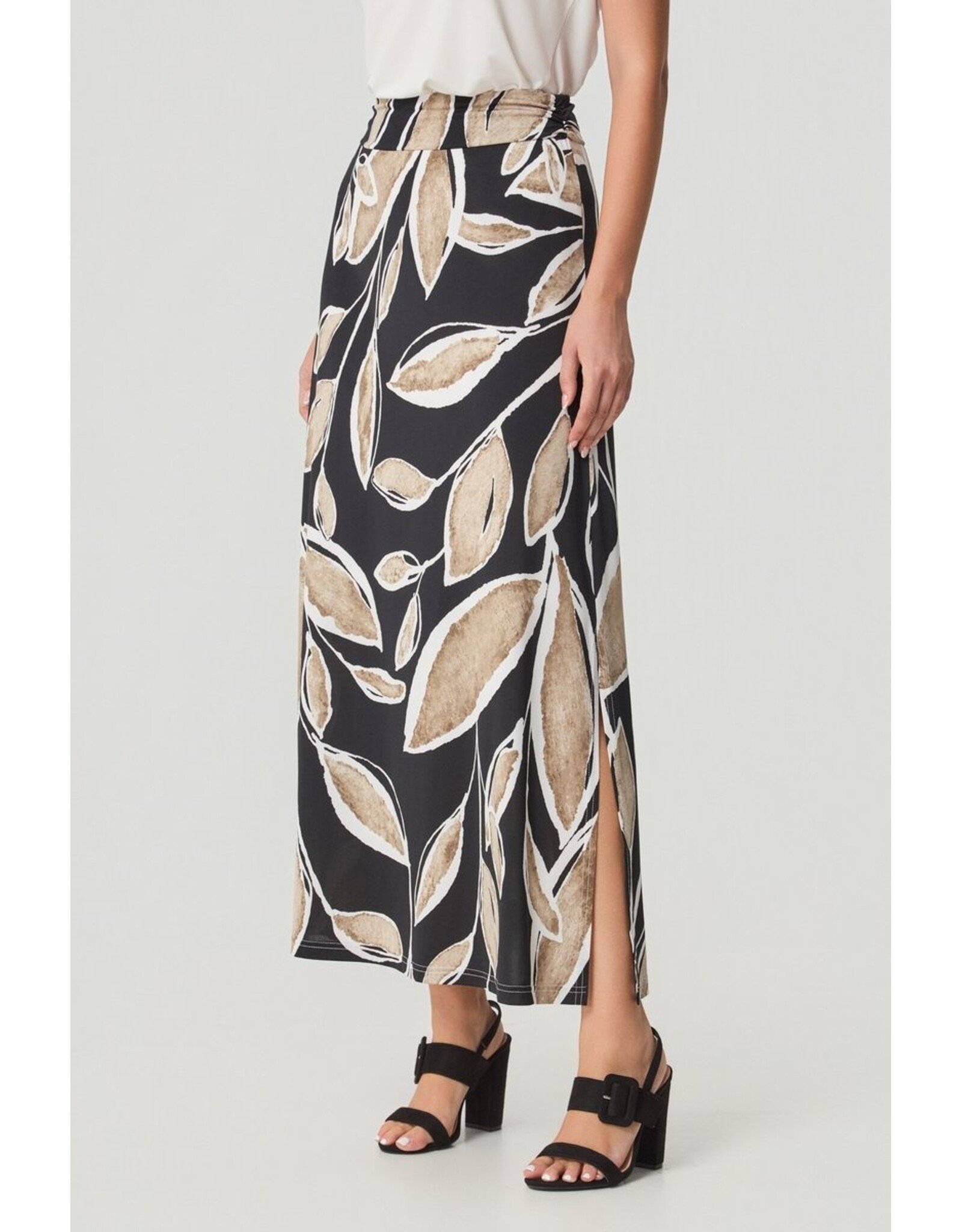 Batida 45 rok lang Batida 2404 sand leaves print