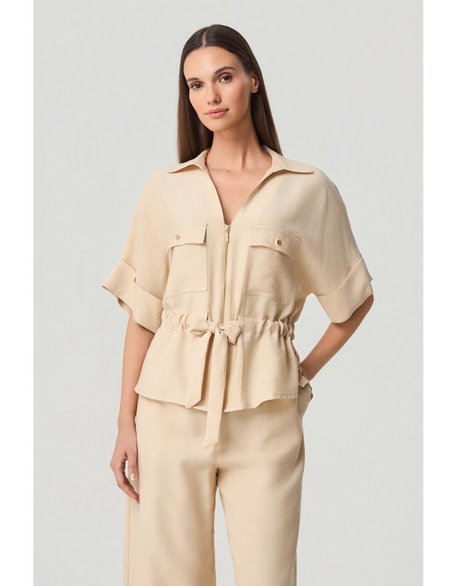 Batida 45 cardigan Batida rits 2481 cream