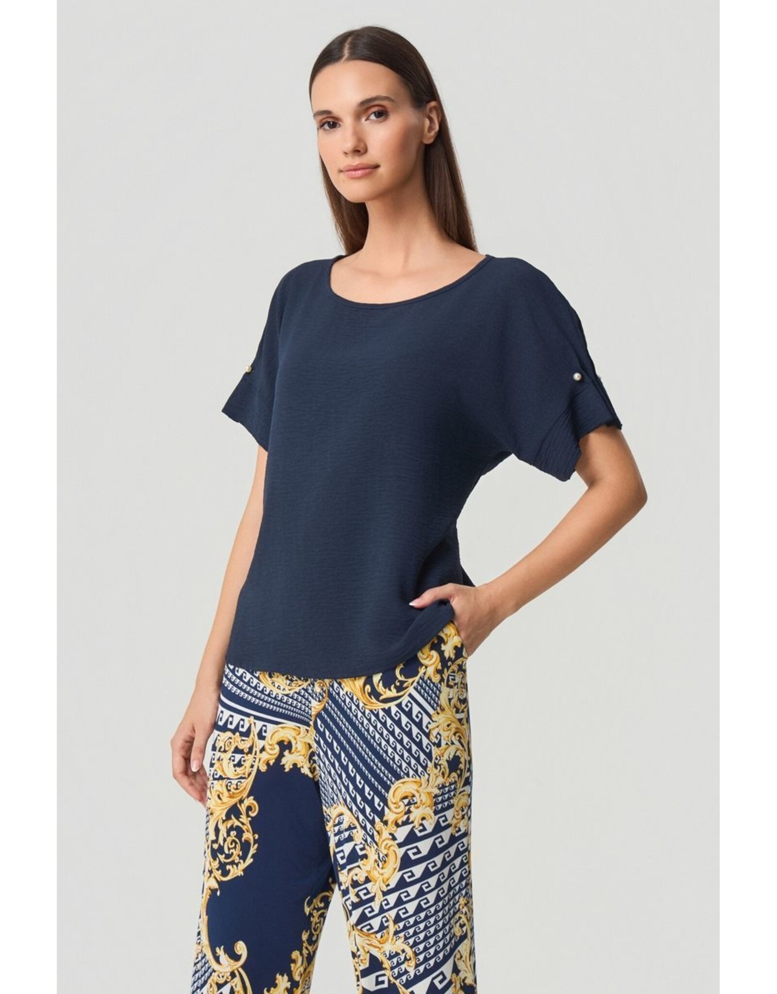 Batida 45 shirt batida 2517 effen navy blue