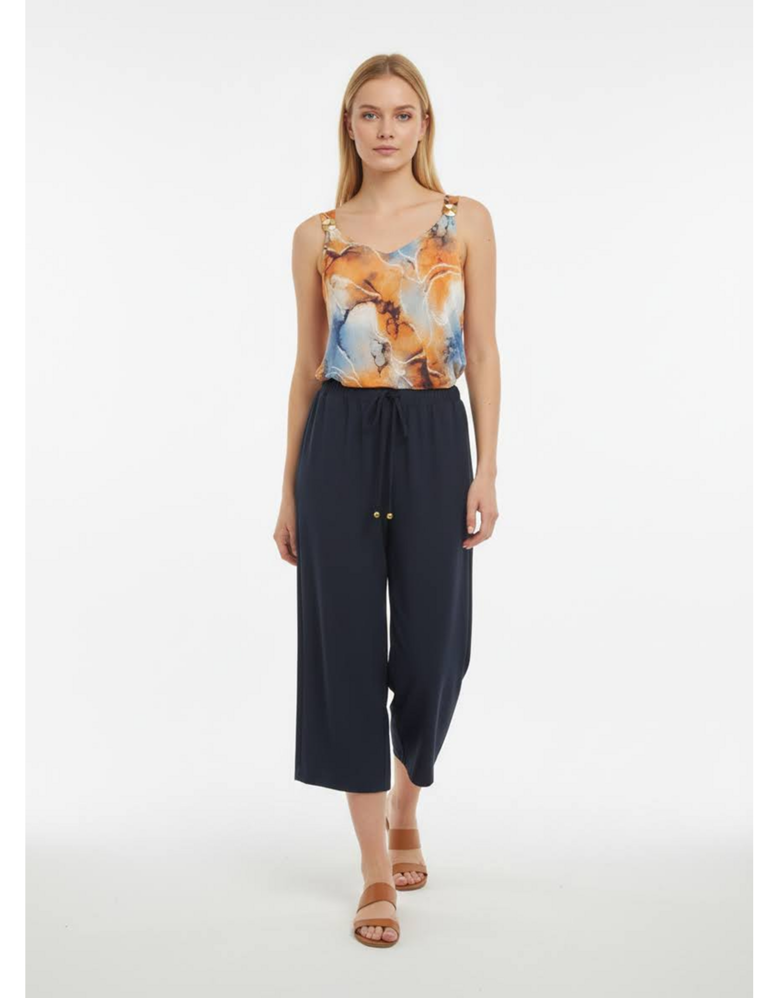 Batida 45 broek 7/8 Batida 2480 navy blue