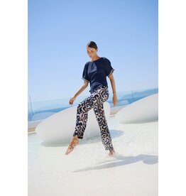 Batida 45 broek Batida 2405 marine harmony print