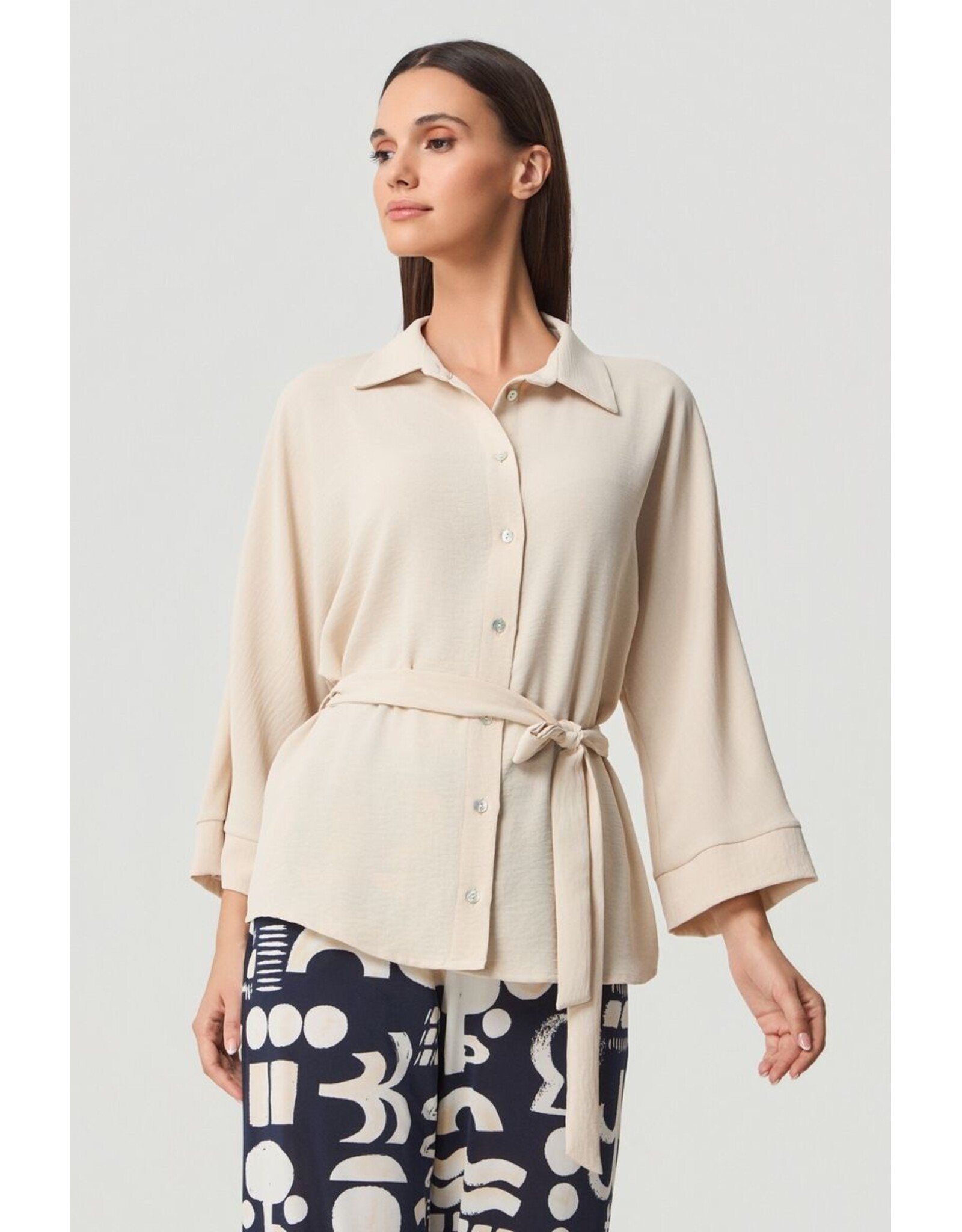 Batida 45 shirt kno batida 2482 cream