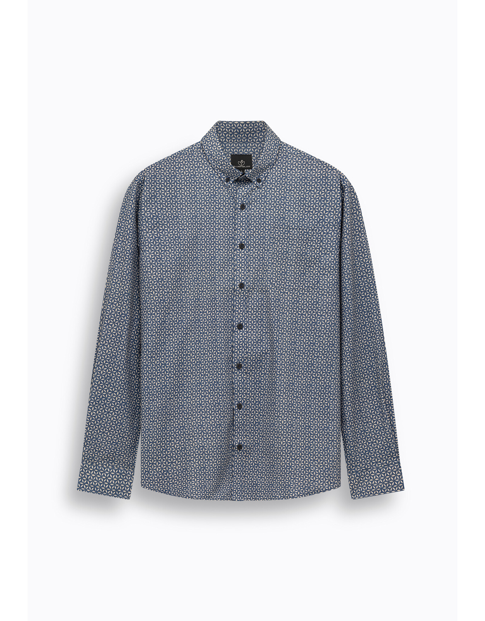 Blue Fields 30 shirt lm Blue Fields 214 36008 5614 blue