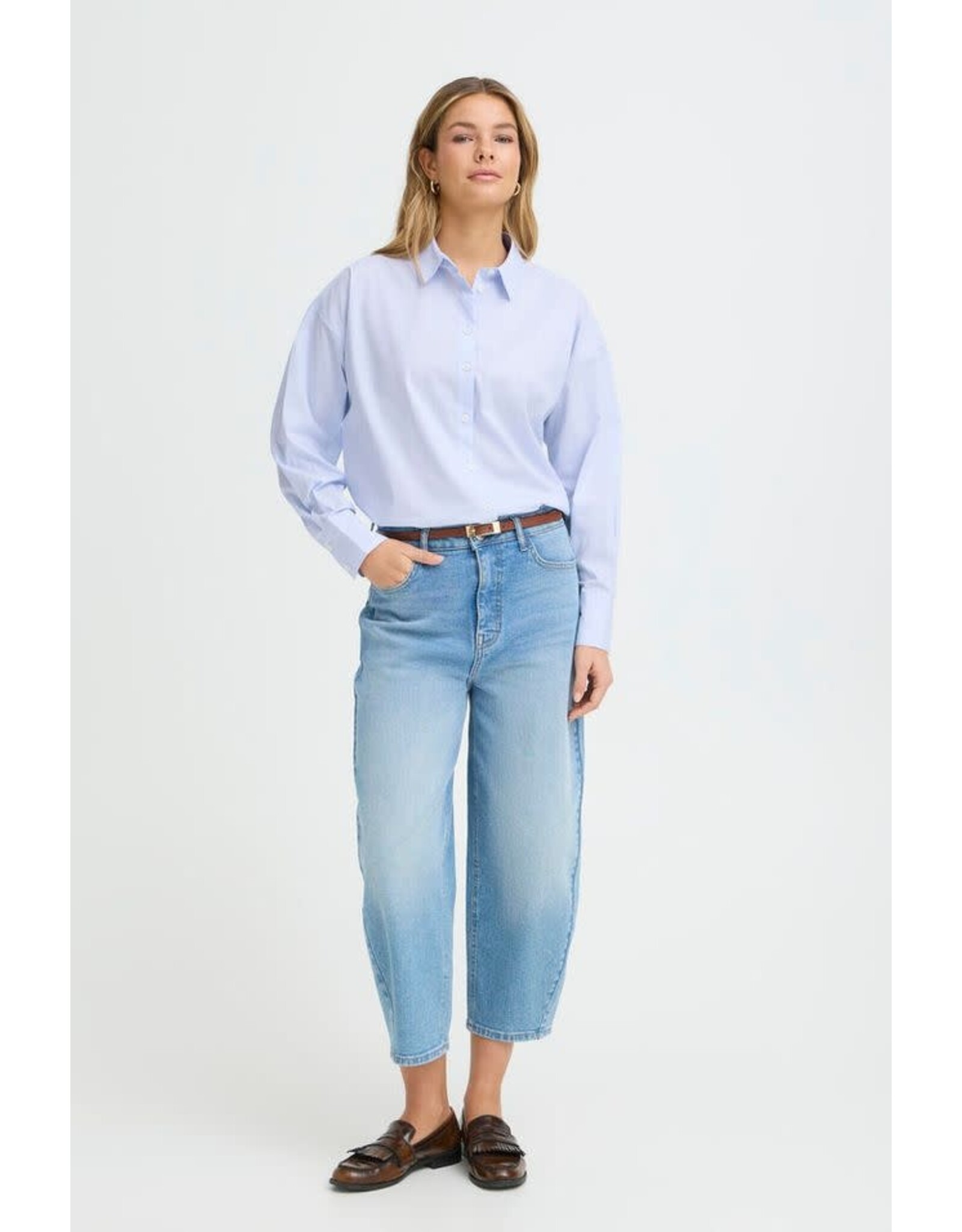 Fransa 34 shirt Fransa 20617673 Frzane 6458 blue stripe