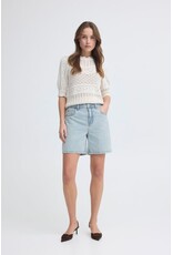 B.Young 44 short B.Young 20818843 Bykielo 200460 light blue denim