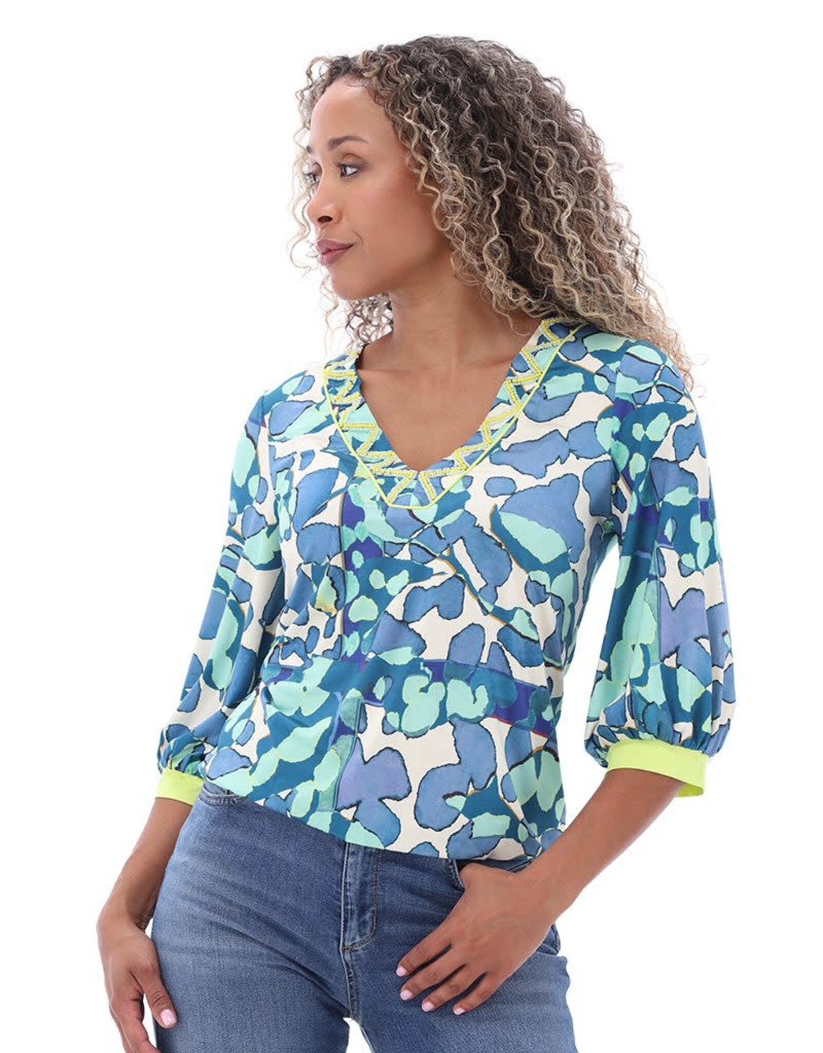 K-design 20 top K-design V-hals met design C109 P120