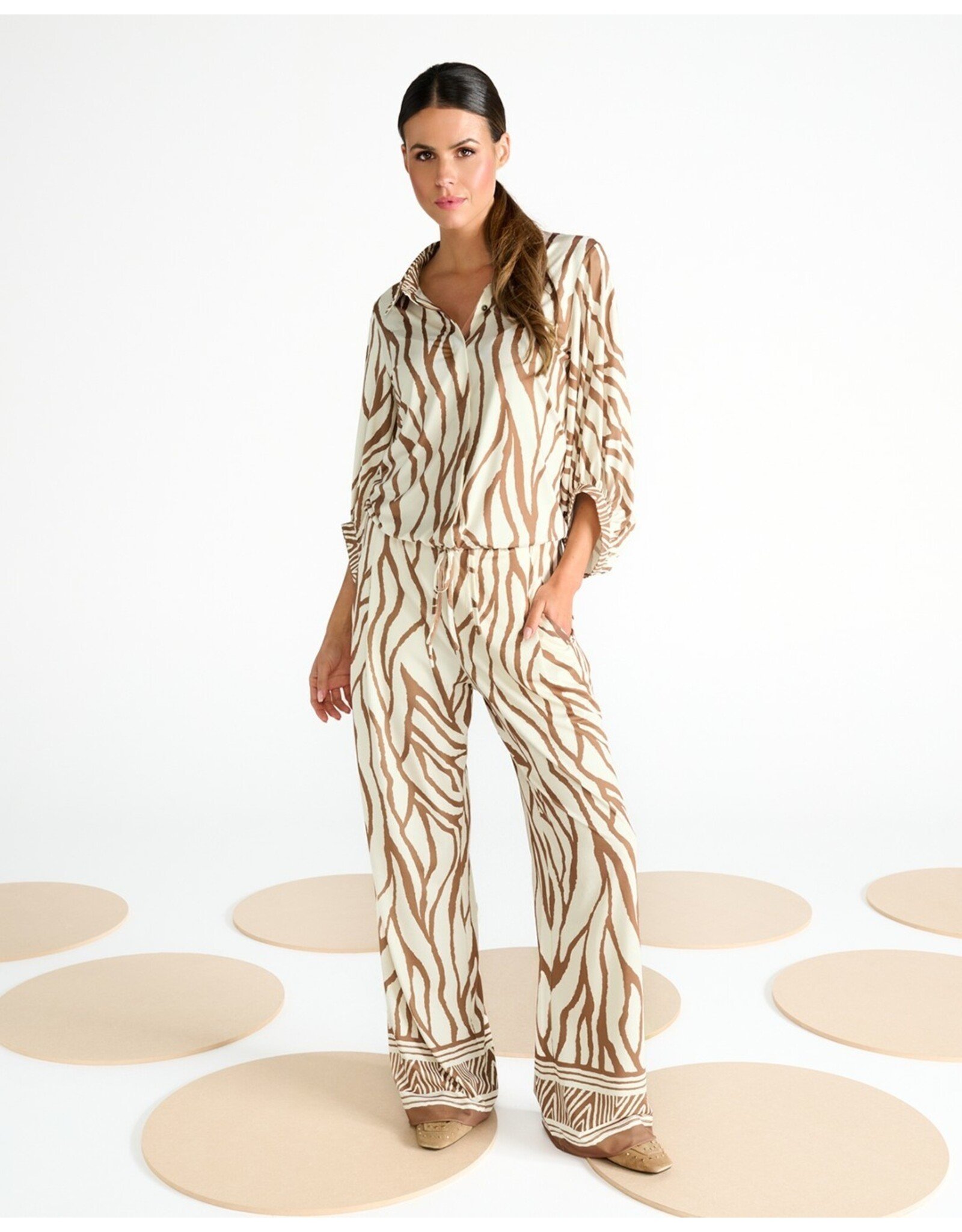 K-design 20 broek K-design met print C206 P077