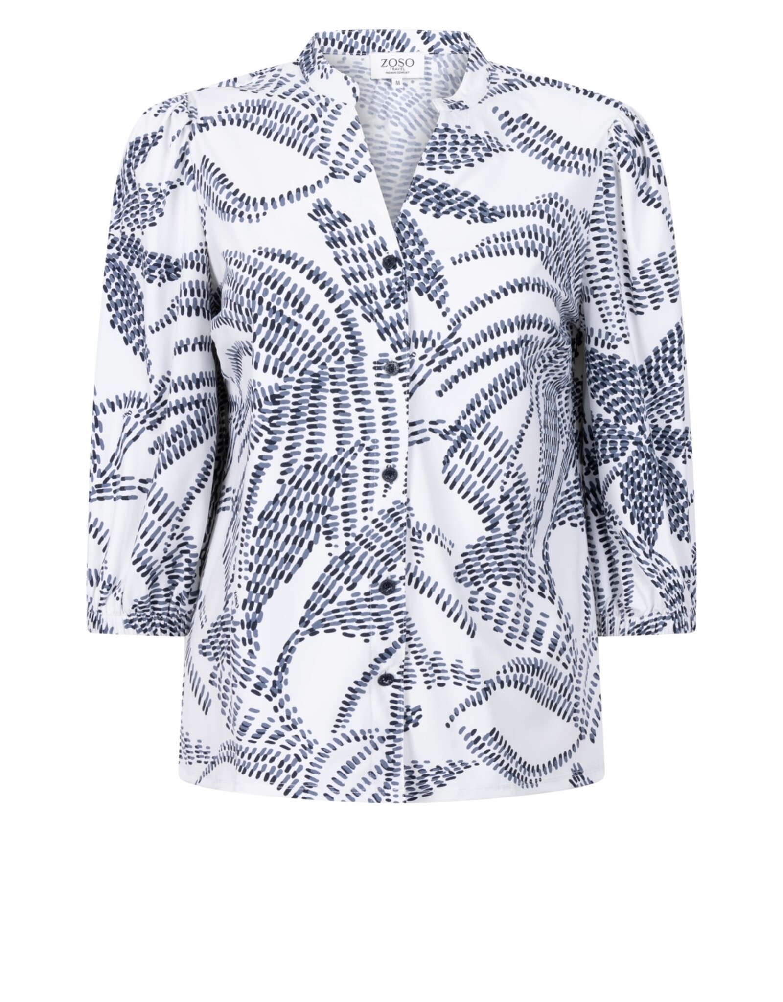 Zoso 89 blouse Zoso Leonie white/navy