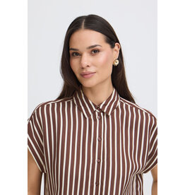 B.Young 44 shirt B.Young 20818932 BYEVINO 8221 french roast stripe