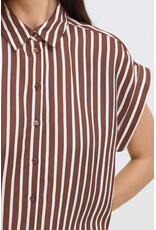 B.Young 44 shirt B.Young 20818932 BYEVINO 8221 french roast stripe