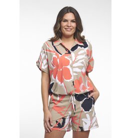 Zoso 89 blouse Zoso Georgina sage/coral