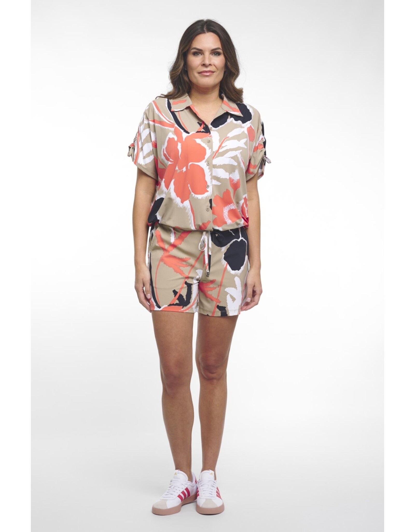 Zoso 89 blouse Zoso Georgina sage/coral