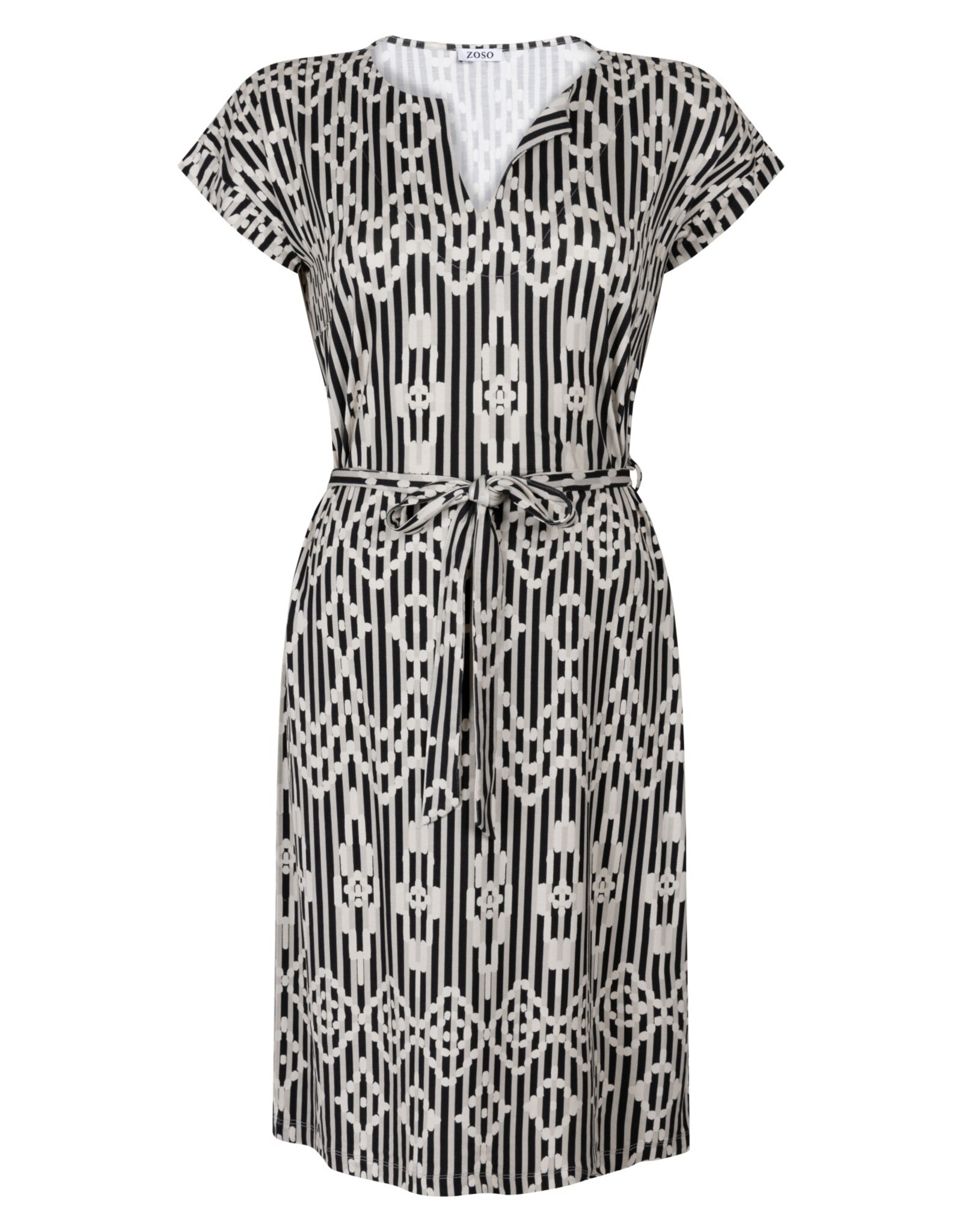 Zoso 89 jurk Zoso Ella black/sand