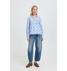 B.Young 44 shirt B.Young 20819184 byfabienne 154030 chambray blue