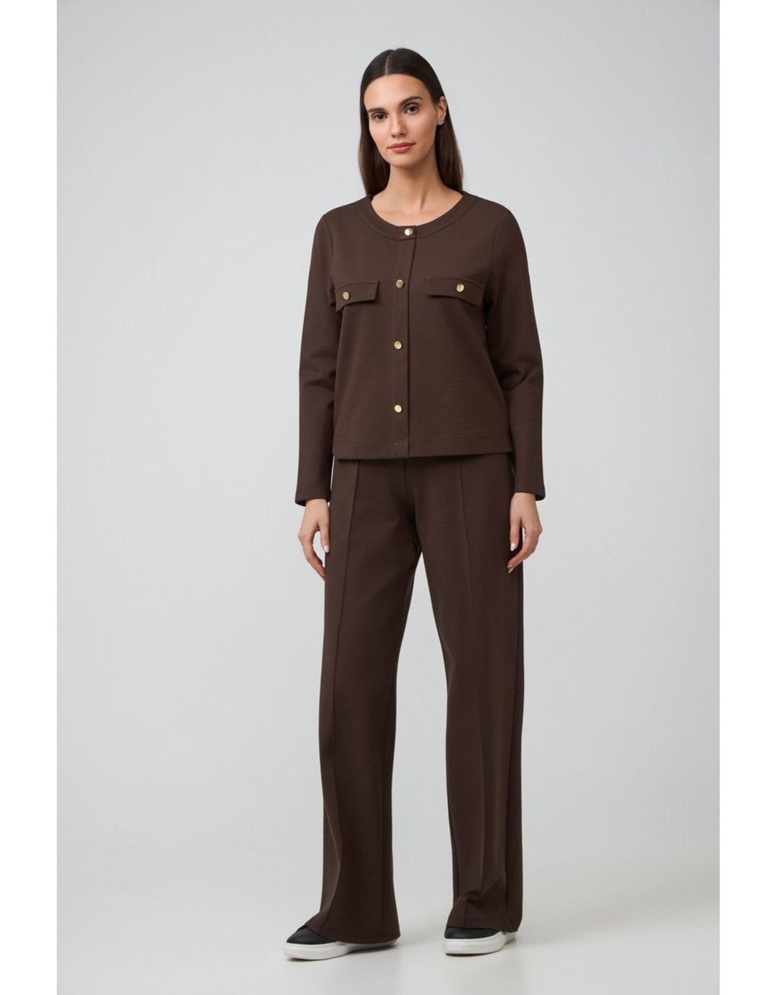 Batida 45 broek Batida wide 2680 brown