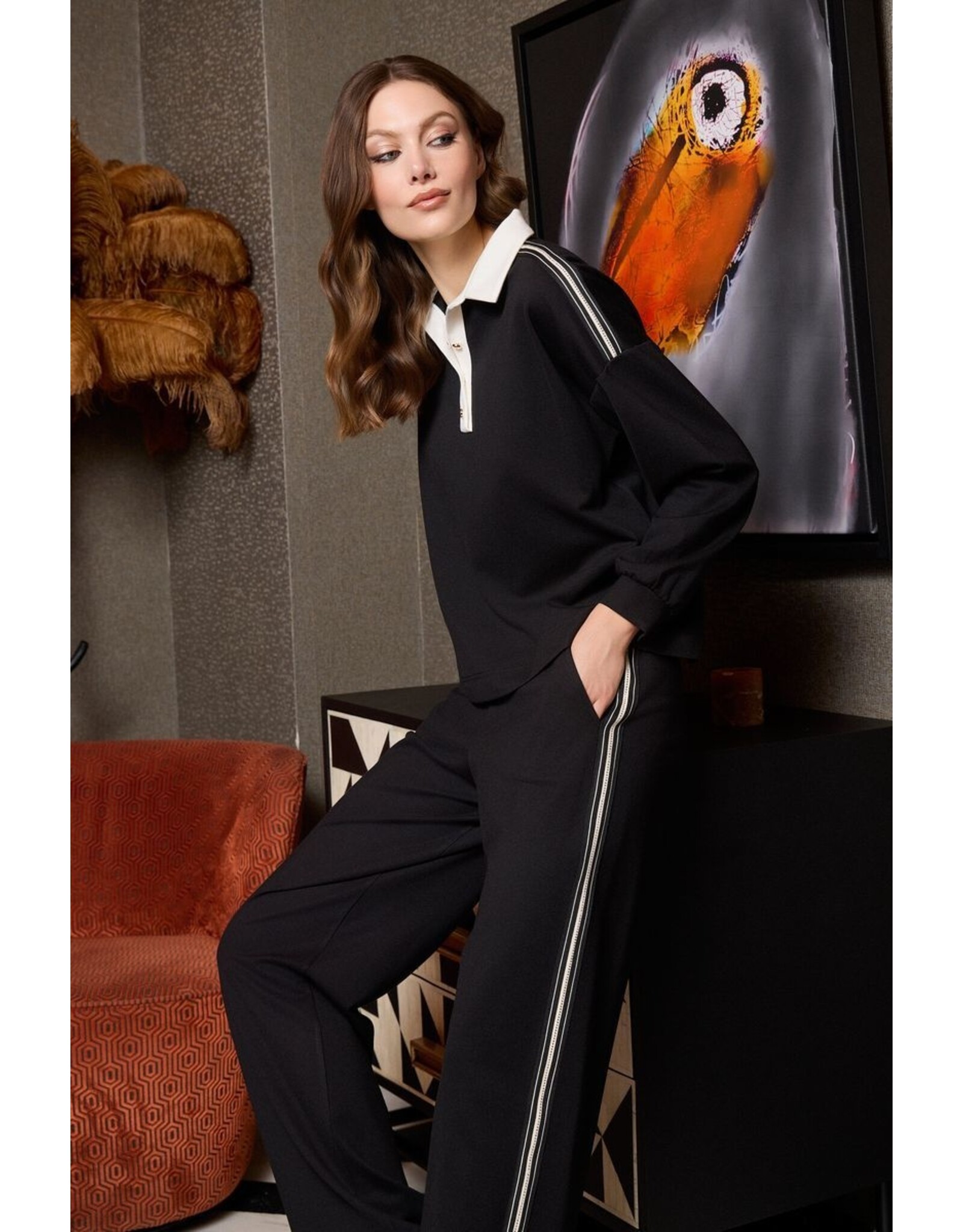 Batida 45 shirt Batida 2688 polo kr black