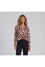 Batida 45 shirt Batida 2617 vh elast burgundy flames print