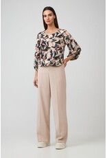 Batida 45 broek Batida 2582 fijne rib straight vanilla