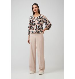Batida 45 broek Batida 2582 fijne rib straight vanilla