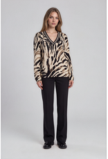 Batida 45 shirt Batida 2609 vh elast onyx perla print