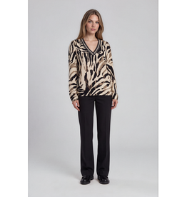 Batida 45 shirt Batida 2609 vh elast onyx perla print