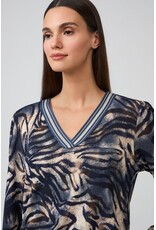 Batida 45 shirt Batida 2609 vh elast midnight blue print