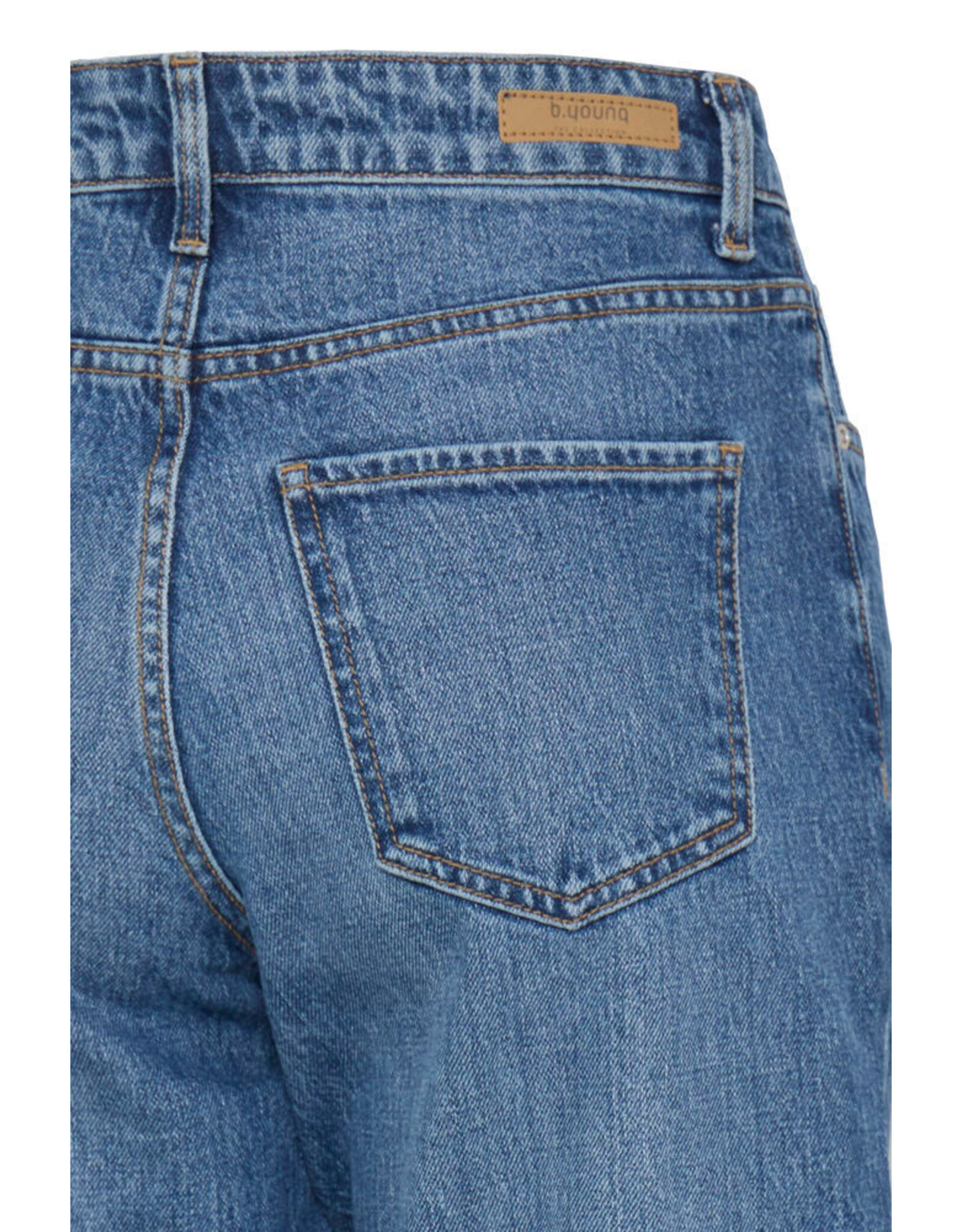 B.Young 44 jeans straight B.Young 20818834 Bykajane 200461 mid blue denim
