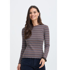 B.Young 44 longsleeve t-shirt B.Young 20819642 Bytone 13575 java stripe brown