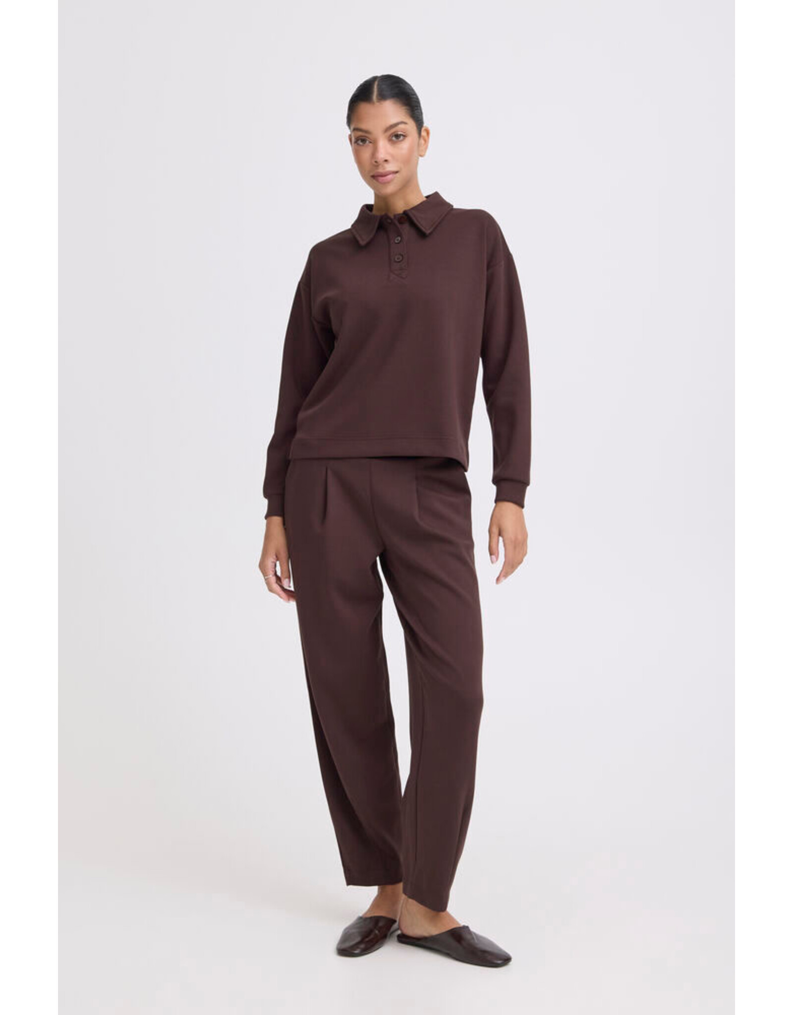 B.Young 44 polo sweat B.Young 20819661 bypusti 191016 java brown