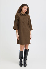 Fransa 34 jurk Fransa 20618061 Frena 10296 stripe brown