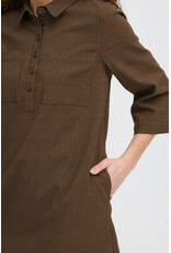 Fransa 34 jurk Fransa 20618061 Frena 10296 stripe brown
