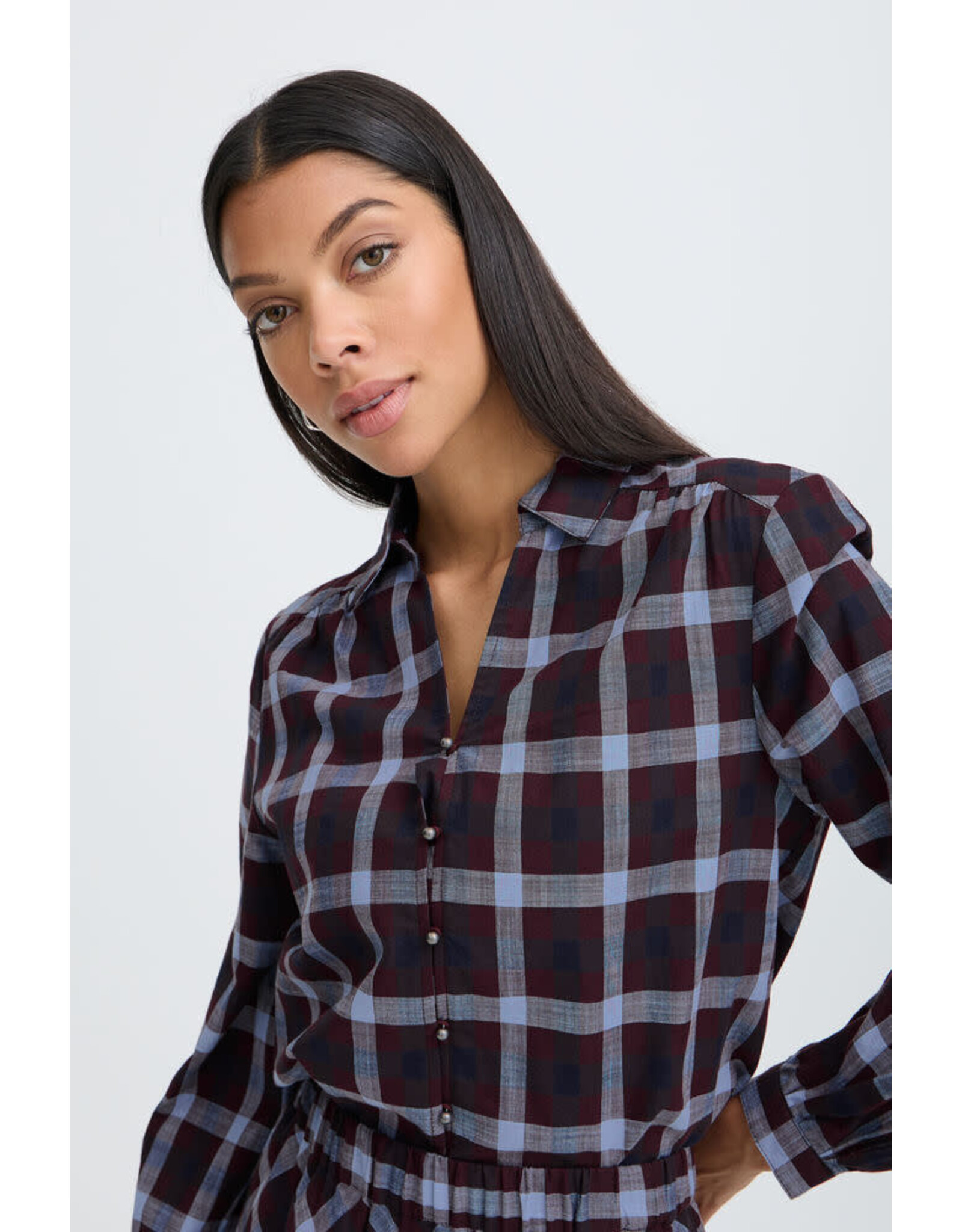 B.Young 44 shirt B.Young 20819338 Byflanny 10815 fig check