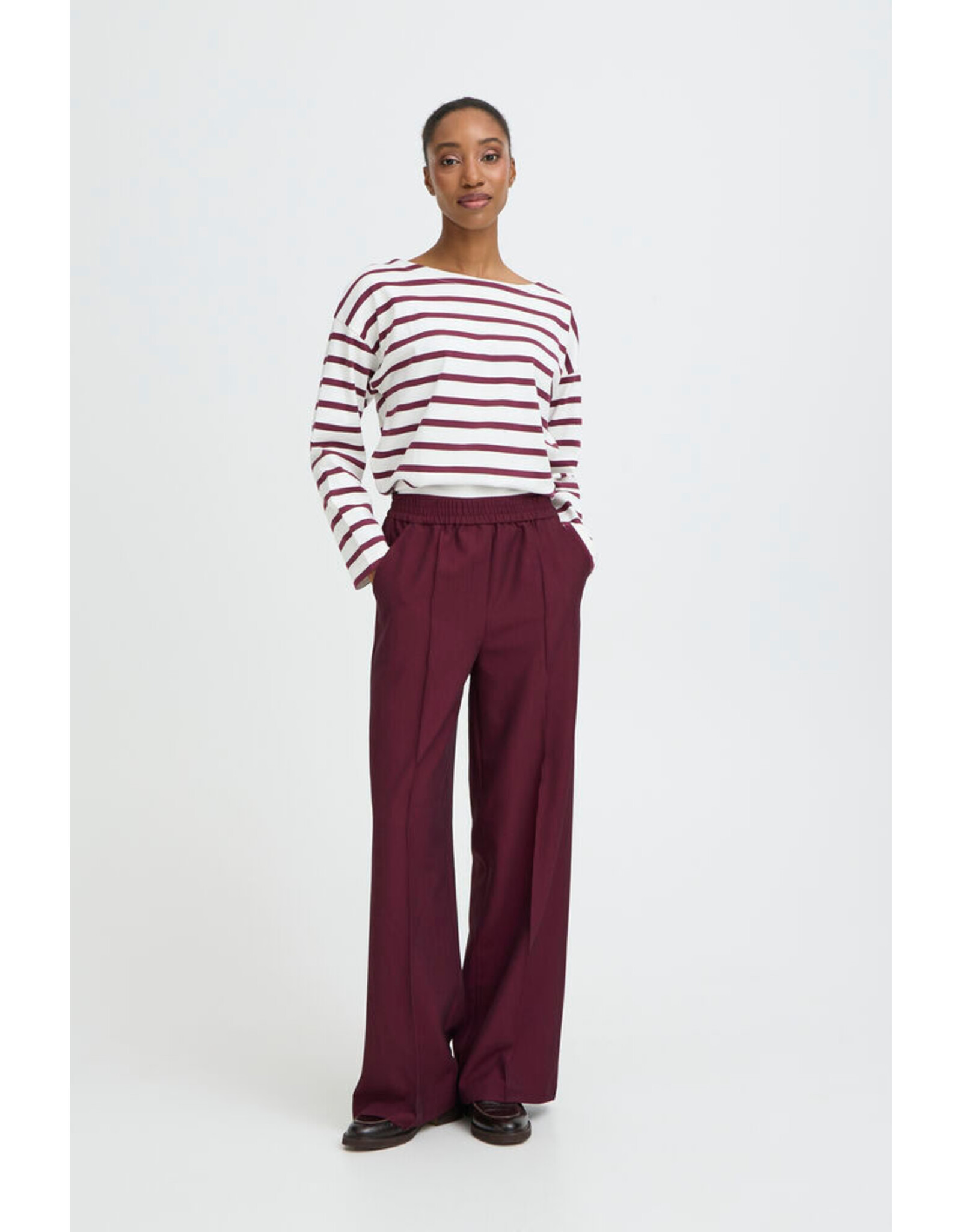 B.Young 44 broek jogger B.Young 20819324  BYDANTA 1917181 fig mel.