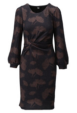 K-design 20 korte soft touch jurk met bloemenprint D251 P173