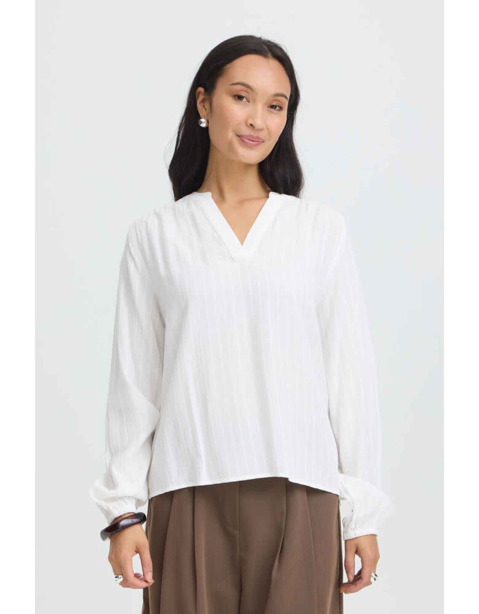 Fransa 34 blouse Fransa 20618158 Frpaulana 114800 blanc de blanc