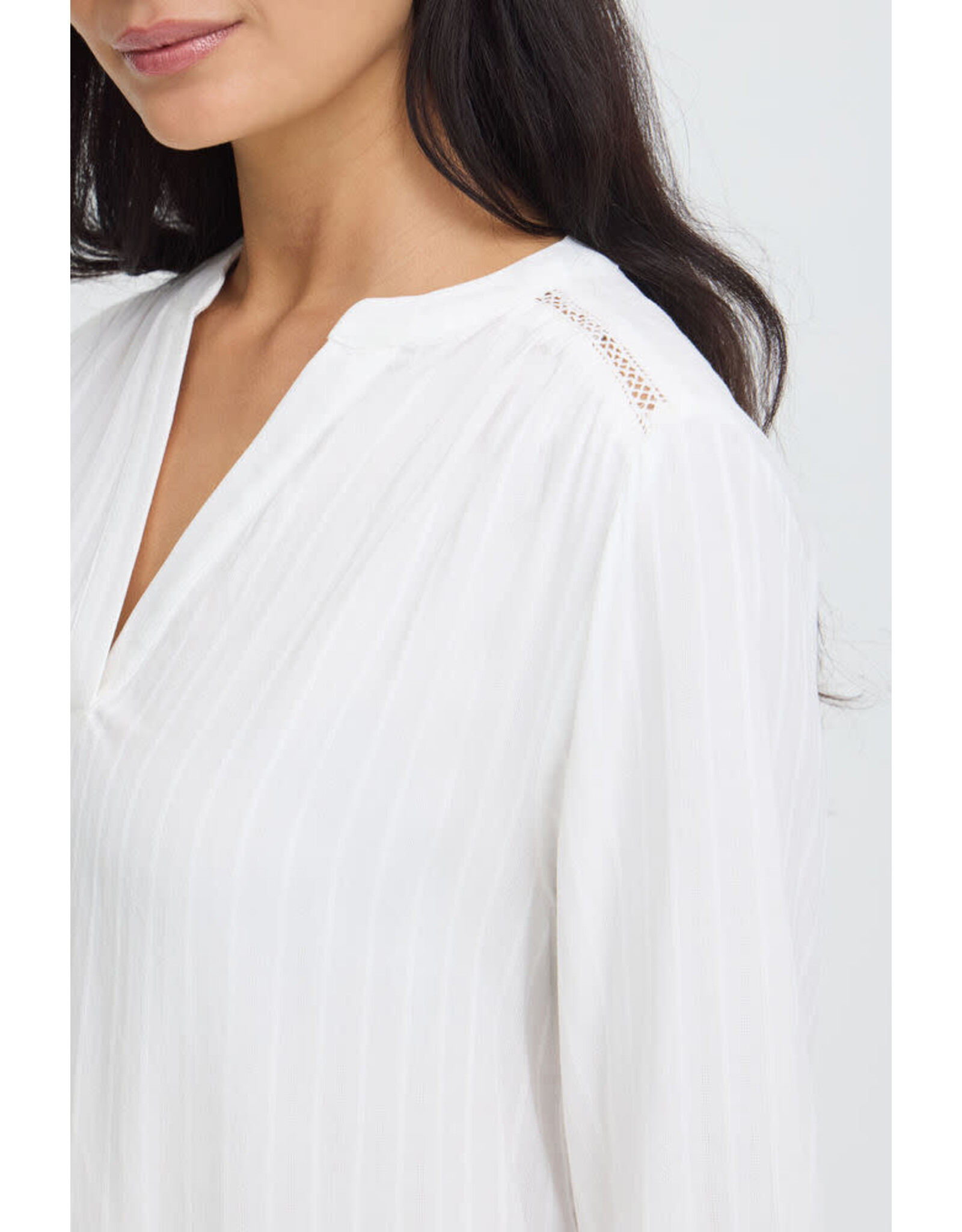 Fransa 34 blouse Fransa 20618158 Frpaulana 114800 blanc de blanc