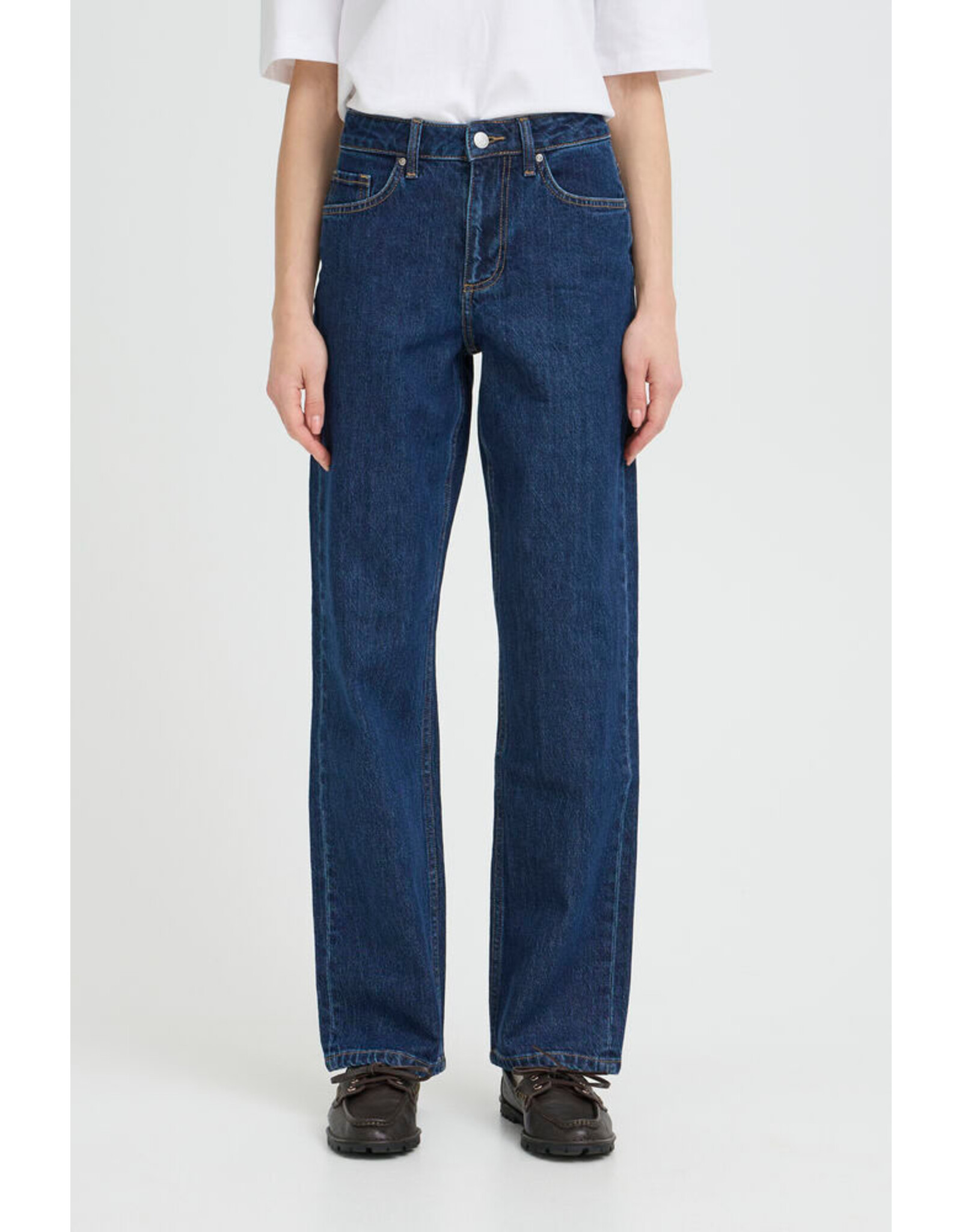 B.Young 44 jeans straight B.Young 20818834 Bykajane 200462 dark blue denim