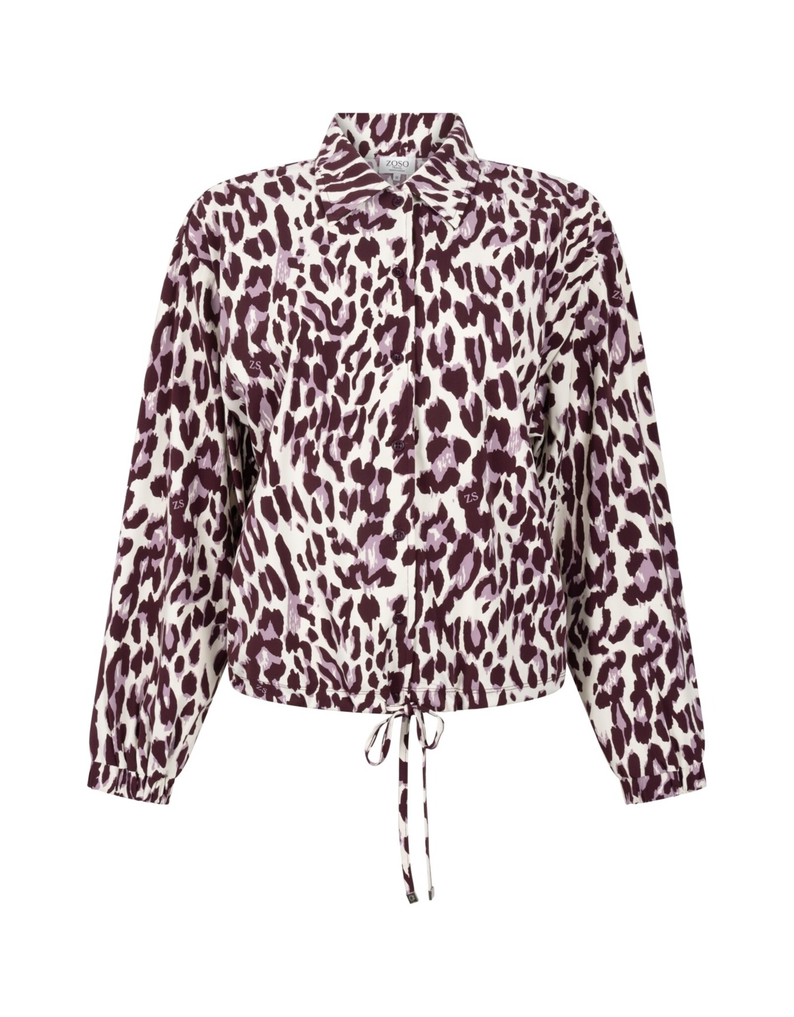 Zoso 89 blouse Zoso Daphne mauve/bordeaux