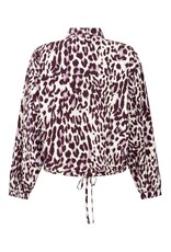 Zoso 89 blouse Zoso Daphne mauve/bordeaux